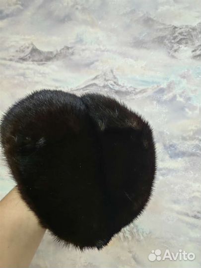 Шапка норковая женская бу