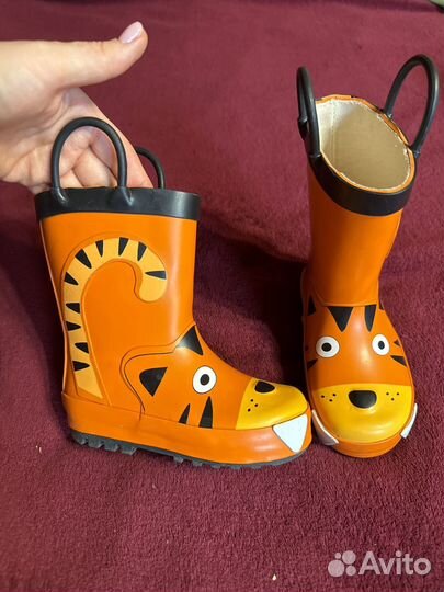 Сапоги резиновые 23 размер 15см