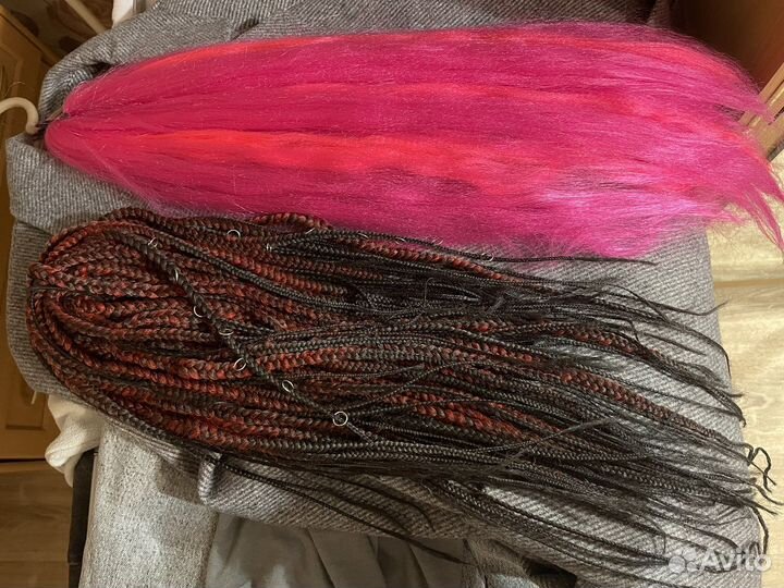 Канекалон и комплект афрокос