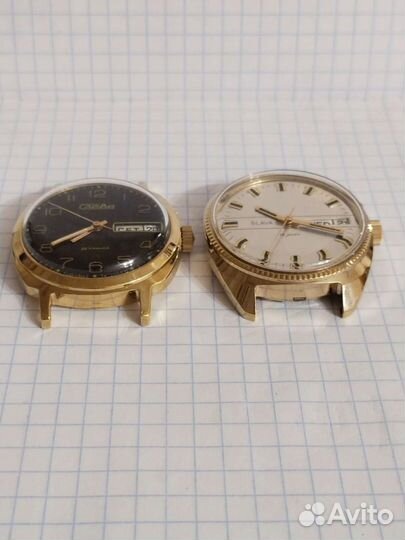 Часы Слава 2428 СССР Позолоченные