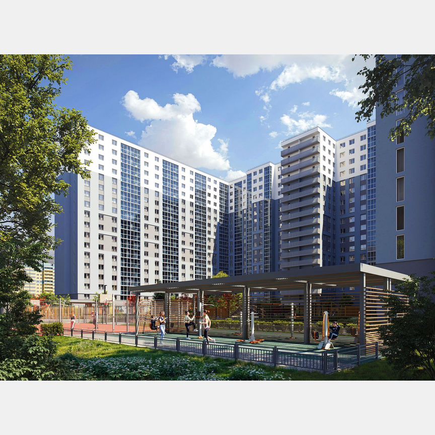 1-к. квартира, 33,8 м², 5/19 эт.