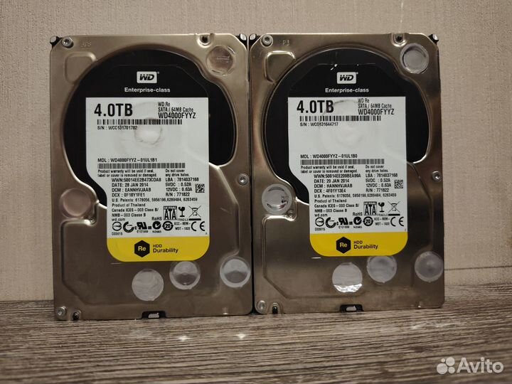 Жесткий диск 4 тб WD Black