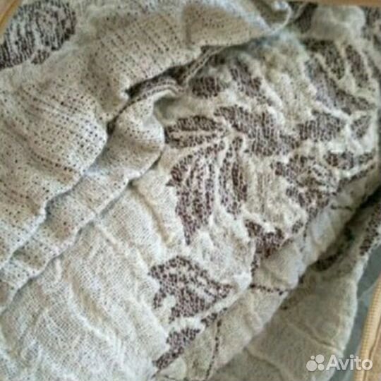 Покрывало - плед льняное новое в упаковке