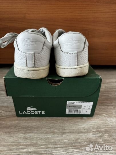 Кеды кроссовки lacoste 37