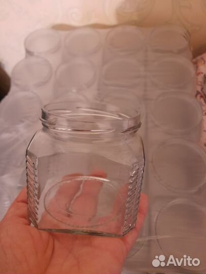 Банка, стекло 0,5л(винтовая)
