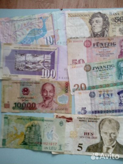 Банкноты советских республик и др стран