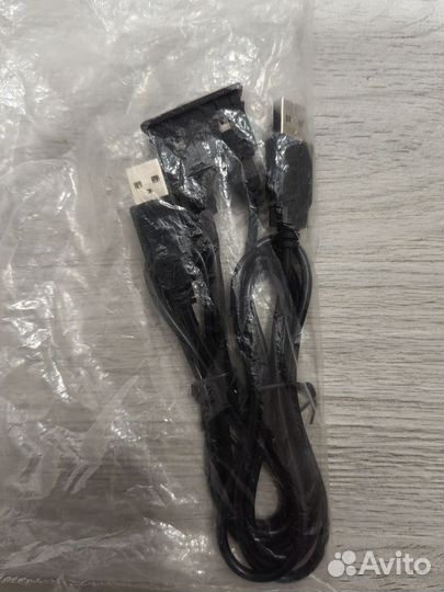 Кабель удлинитель с двумя USB-портами