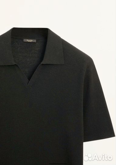 Свитер поло мужской Massimo Dutti хлопок L(50)