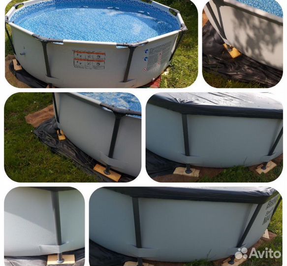 Каркасный бассейн новый