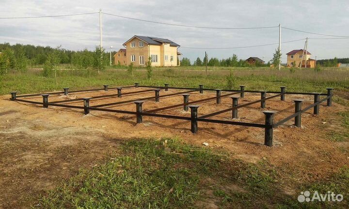 Винтовые сваи, геошурупы под ключ