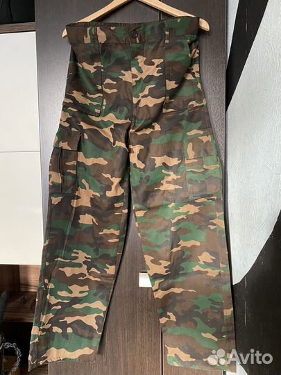 Брюки красные, брюки камуфляж