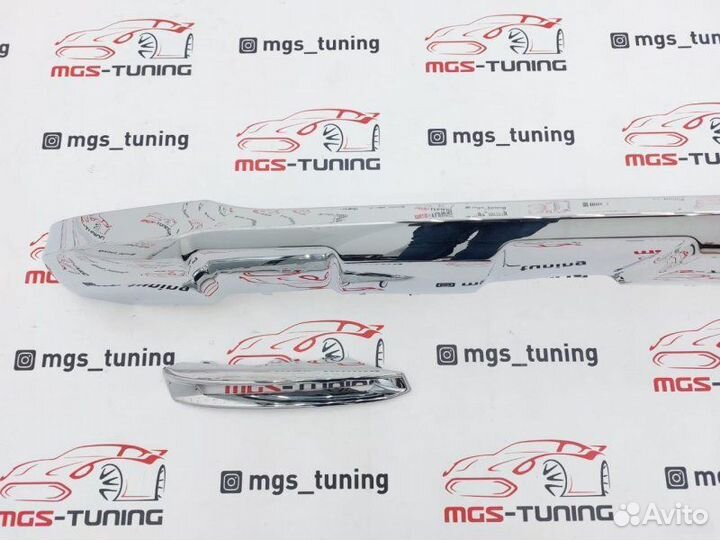 Губа бампера + накладки на дхо на GL-Class X166