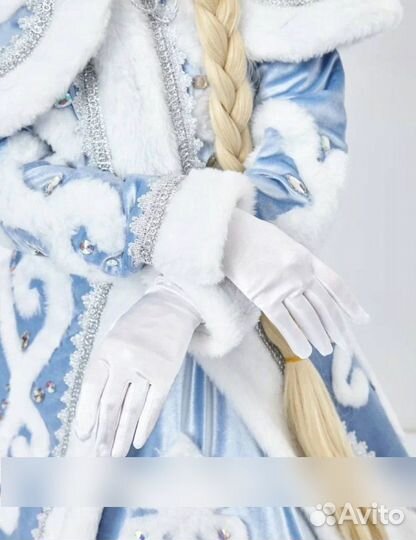 Перчатки снегурочки