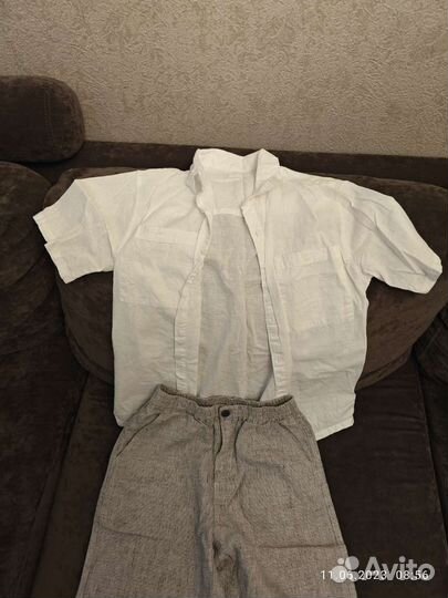 Рубашка zara для мальчика 152