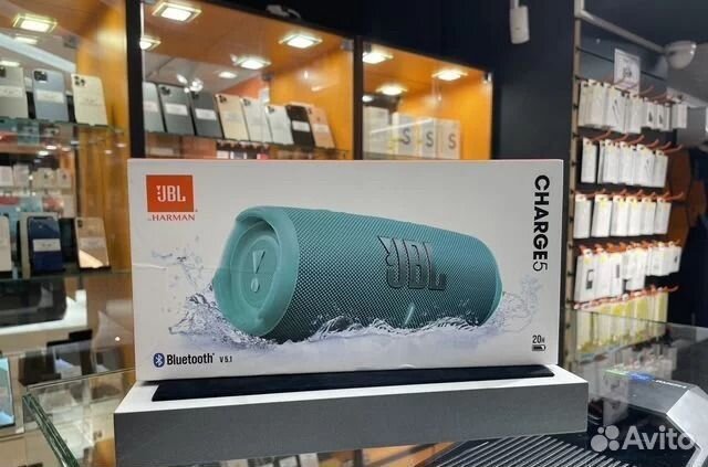 Колонка JBL Charge 5 teal. Новая. Рассрочка