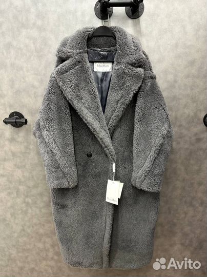 Натуральная шуба из овечей шерсти Max Mara,р-рыS,M