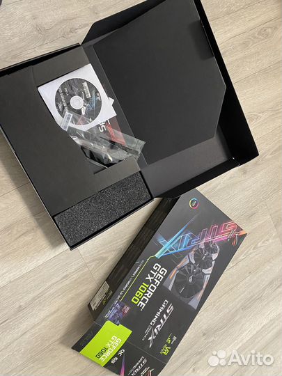 Видеокарта gtx 1060 6gb asus strix