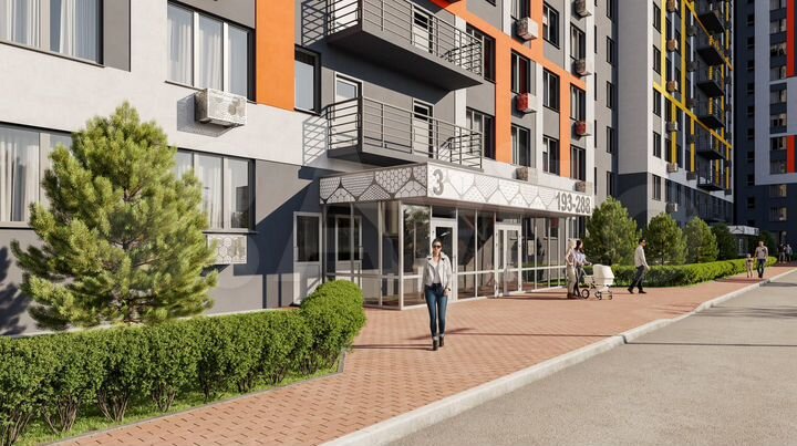 2-к. квартира, 66,4 м², 2/16 эт.