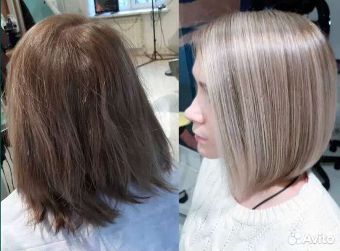 Окрашивание волос на дому