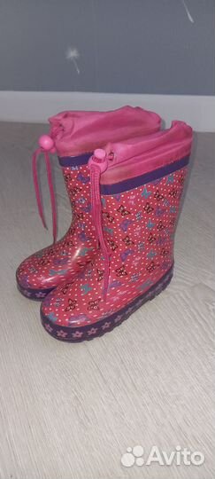 Резиновые сапоги для девочки 26 размер