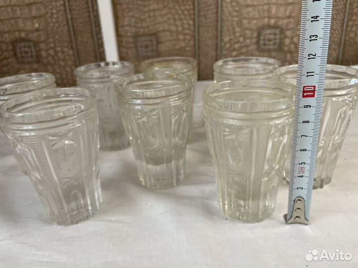 Стопки стаканы СССР хрусталь