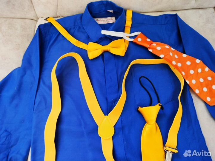 Рубашка с галстуком подтяжки