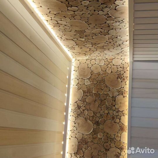 Панно из можжевельника