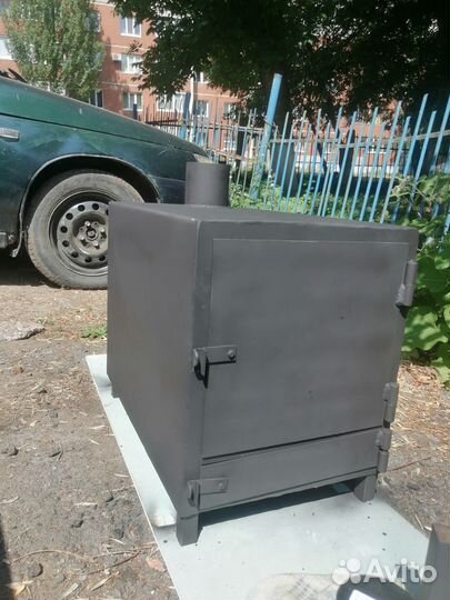 Печь для туристической бани, буржуйка