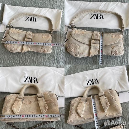 Сумка zara оригинал деним наличие