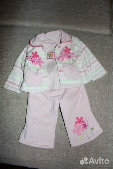 Вещи пакетом на девочку до 1 года