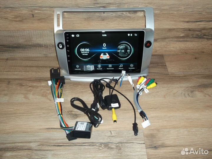 Магнитола Citroen C4 Android GPS WiFi