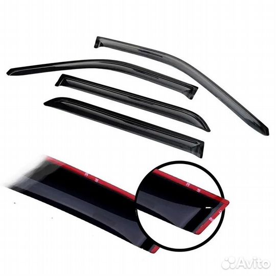 Ветровики Шкода Кодиак Дефлекторы окон