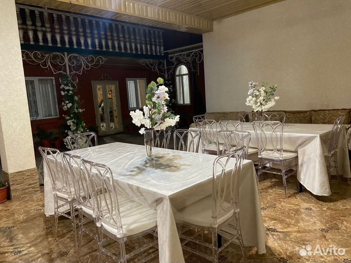 Прокат столов, стульев и посуды