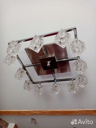 Люстра потолочная+светильники