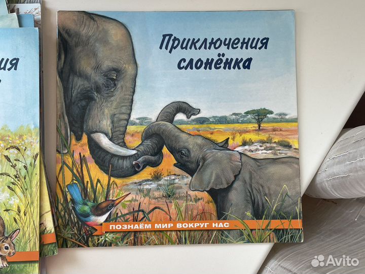 Детские книжки про животных 8 шт