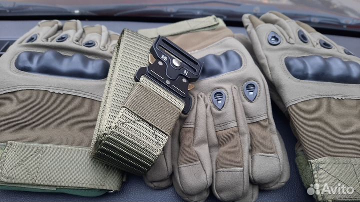 Перчатки армейские, ремень