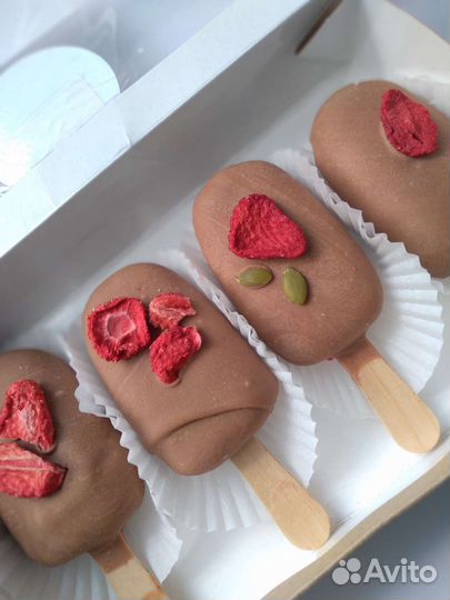 Пирожное- эскимо, кейк- попсы