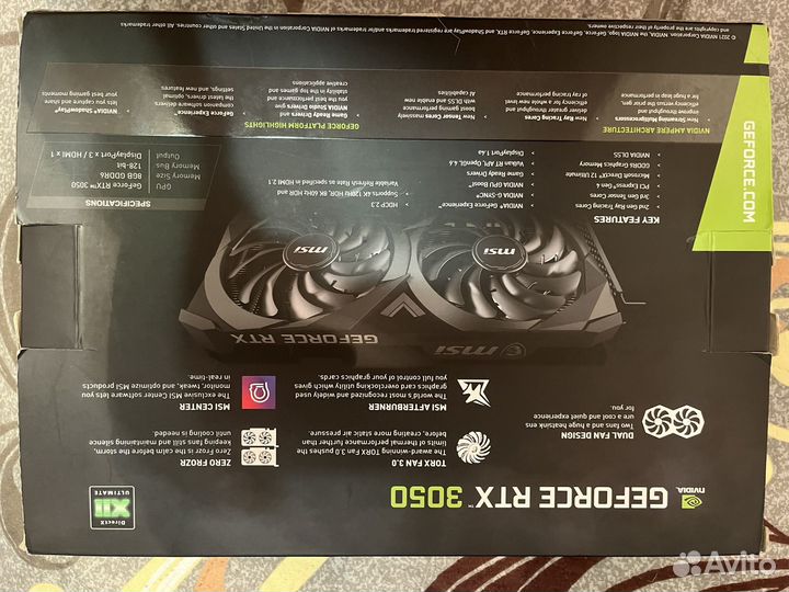 RTX 3050 msi