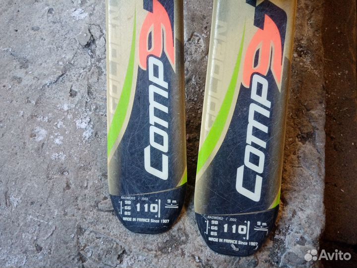 Горные лыжи детские 110 см и 100 см