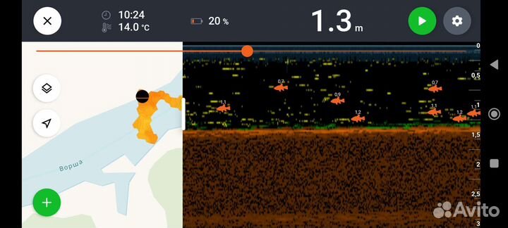 Беспроводной эхолот deeper