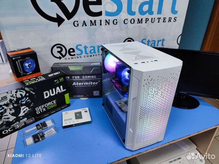 Белый красавец (8ядер\16ddr4\ssd\RX570 8gb)