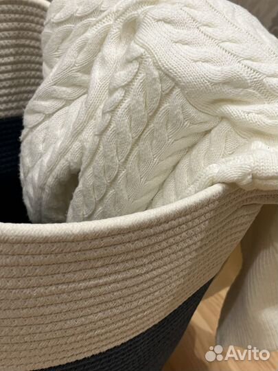 Корзина для белья для игрушек из джута