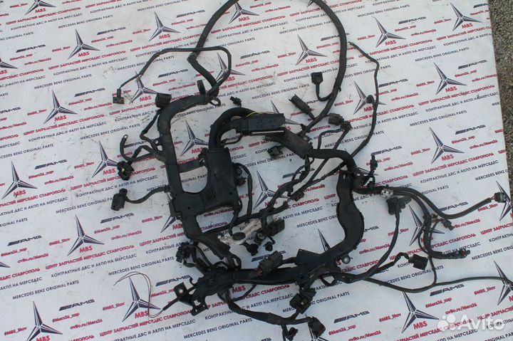 В Проводка двигателя W221 M272 Mercedes