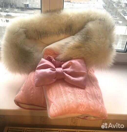 Комплект на выписку для девочки зима