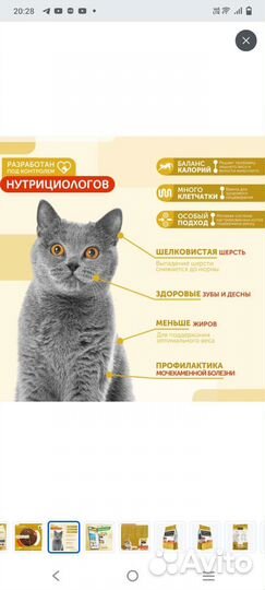 Сухой корм для стерилизованных кошек 6 кг