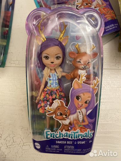 Новая кукла Enchantimals, оригинальная, в ассортим