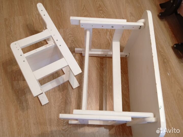 Растущий стол и стул