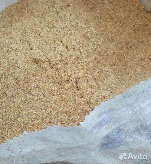 Опилки крошка в мешках