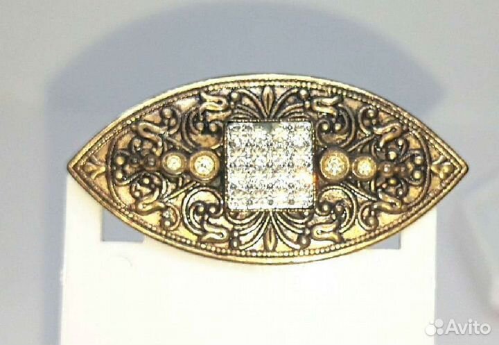 Брошь - Кристаллы - Винтаж