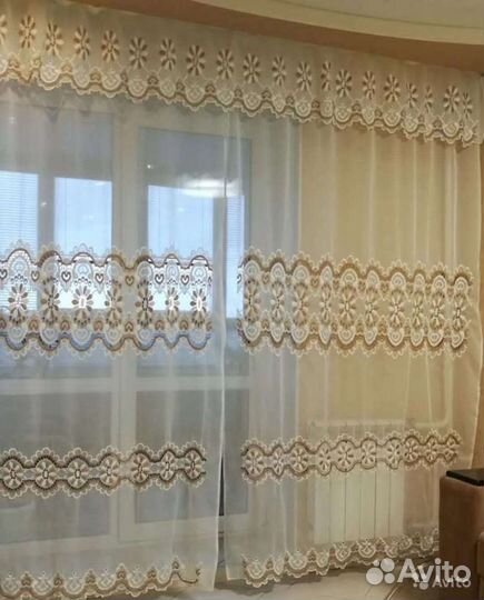 Штора тюлевая